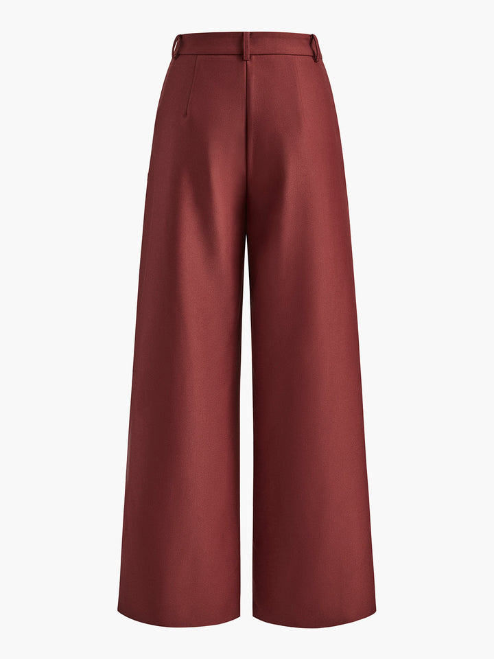Echoarchiv | Elegante Hose mit Weitem Bein Ohne Gürtel