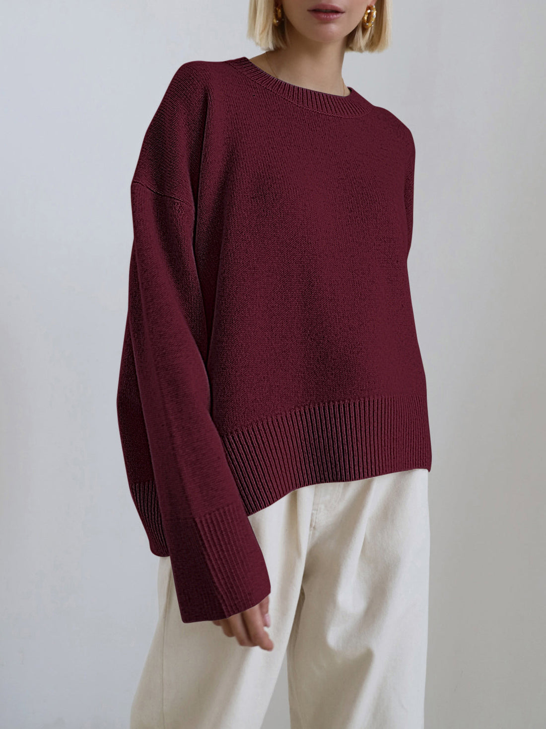 Damen Oversized Pullover Für Herbst - Lässig & Stylisch – Veloura