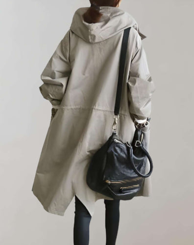 Echoarchiv | Wasserdichter und Warmer Trenchcoat mit Kapuze