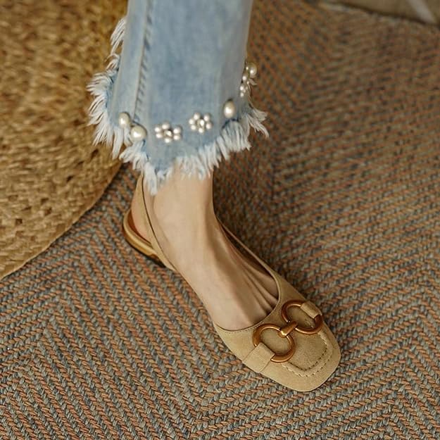 Echoarchiv | Schuhe Frauen Flach Offener Rücken Sommerschuhe