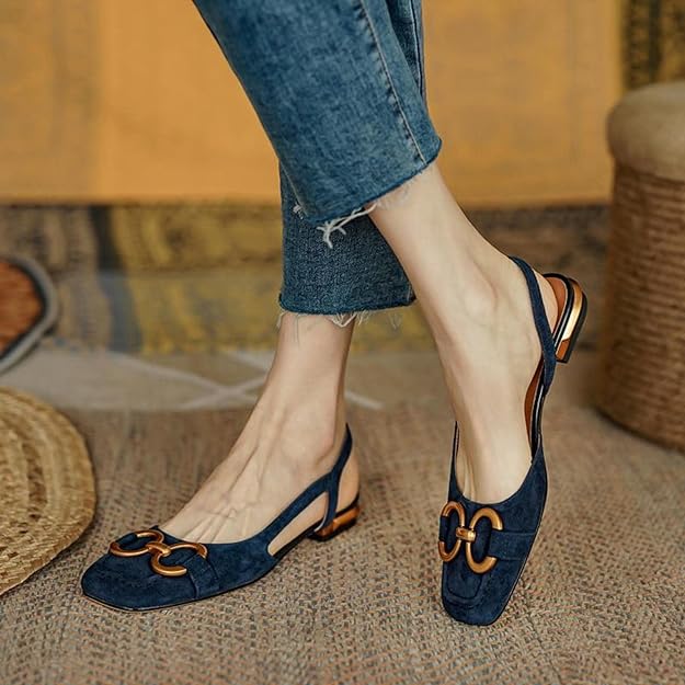 Echoarchiv | Schuhe Frauen Flach Offener Rücken Sommerschuhe