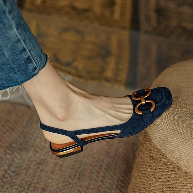 Echoarchiv | Schuhe Frauen Flach Offener Rücken Sommerschuhe