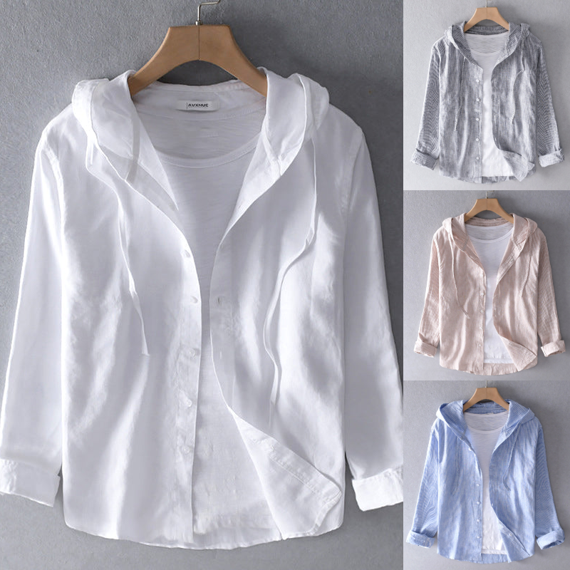 Echoarchiv | Damen Luftige Weiche Bluse mit Kapuze Taschen