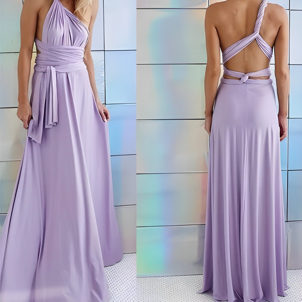 Echoarchiv | Elegantes Baumwoll Wickelkleid