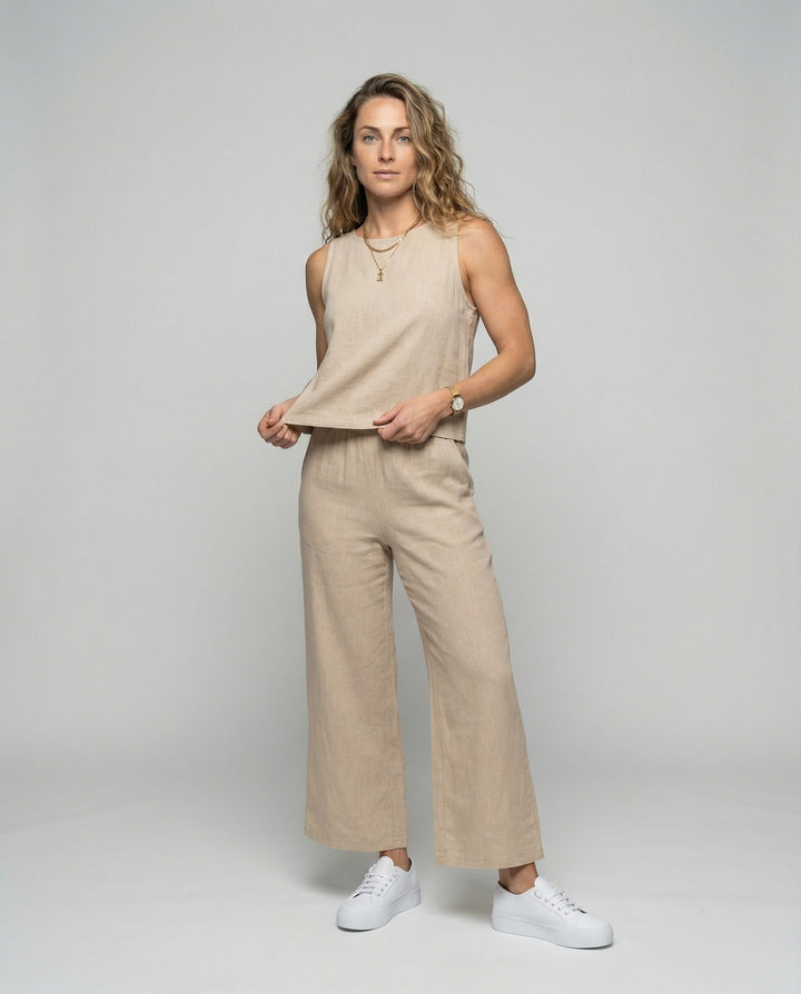 Echoarchiv | Stylisches und Zweiteiliges Leinen Set