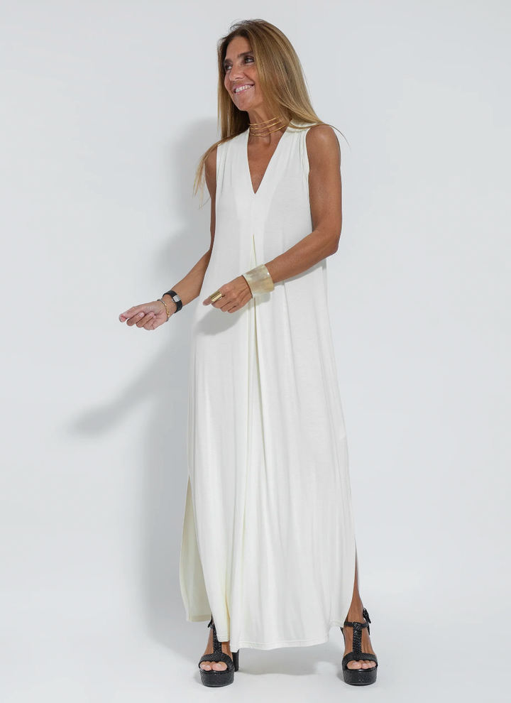 Elegantes Kleid-Weste-Set mit Schlankmachendem Schnitt für festliche Anlässe | Echoarchiv
