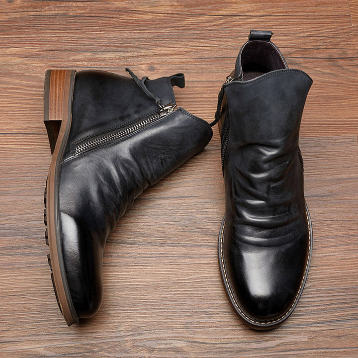 Echoarchiv - Lässige Herbst Stilvolle Stiefel mit Reißverschluss für Männer