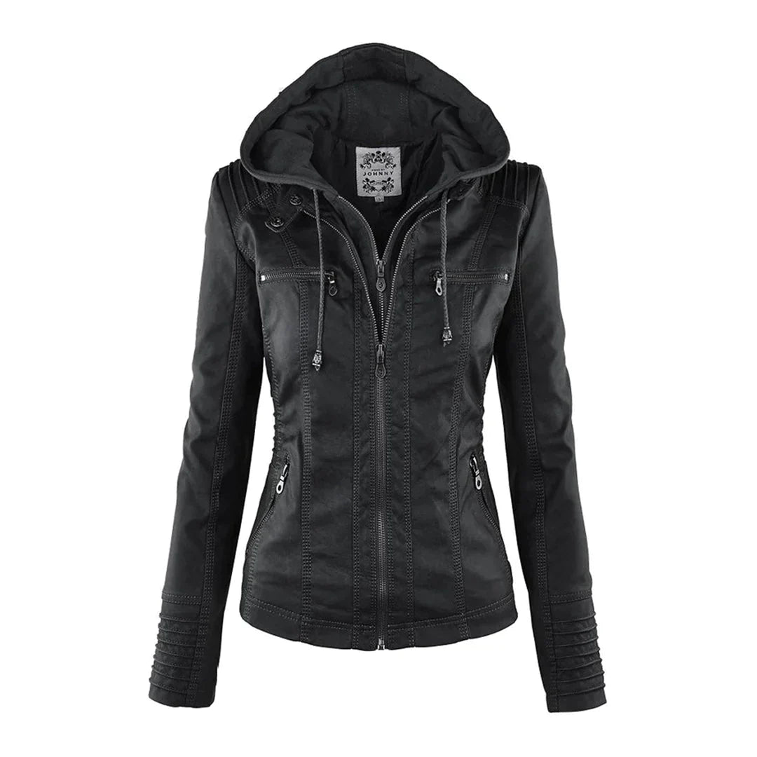Echoarchiv | Stilvolle Motorradjacke mit Kapuze