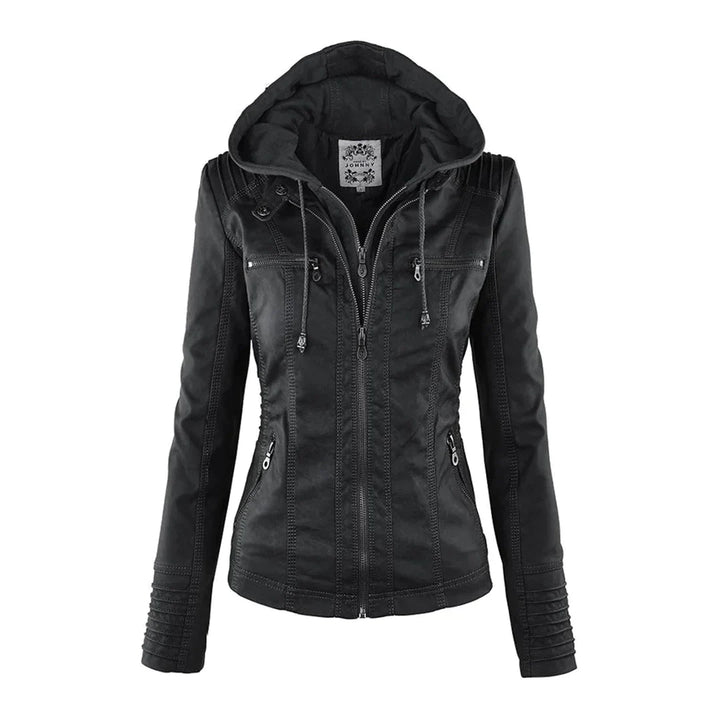 Echoarchiv | Stilvolle Motorradjacke mit Kapuze