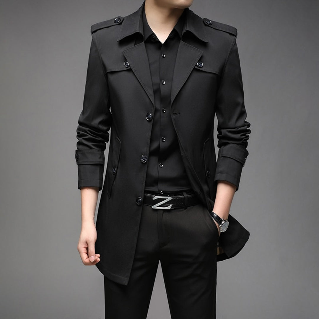 Echoarchiv | Herren Stilvoller Trenchcoat - Wasserdicht & Winddicht