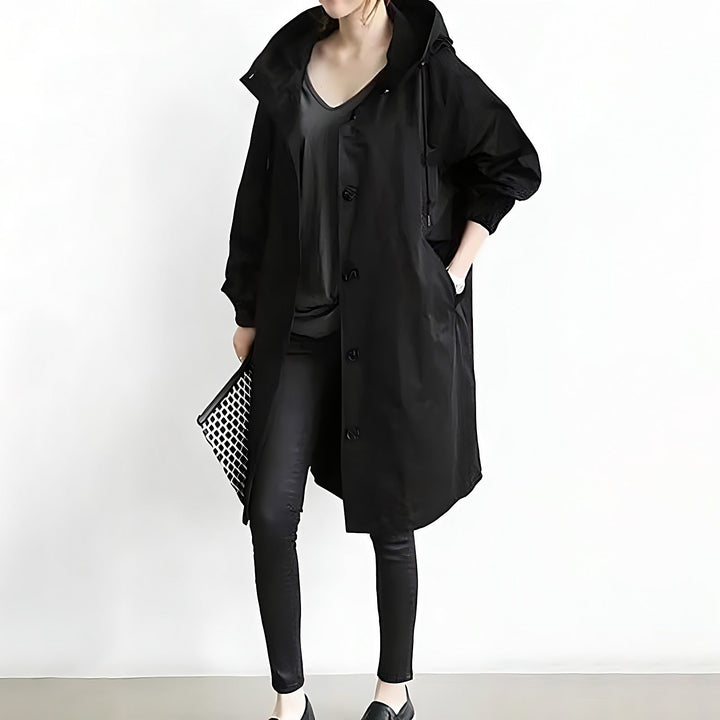 Echoarchiv | Wasserdichte Windjacke mit Kapuze