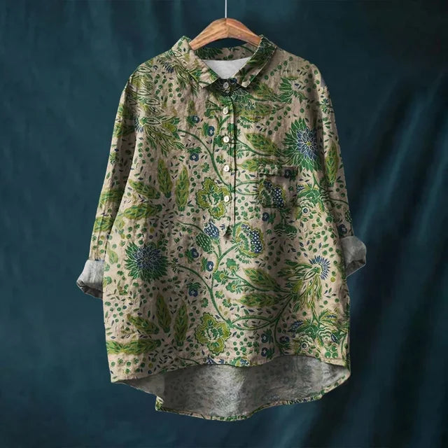Bluse aus Baumwoll