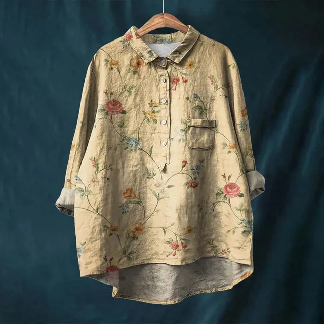 Bluse aus Baumwoll