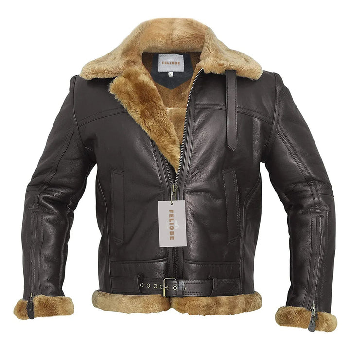 Echoarchiv | B3 - Pilotenjacke aus gewendetem Lamm für Luxus und Wärme