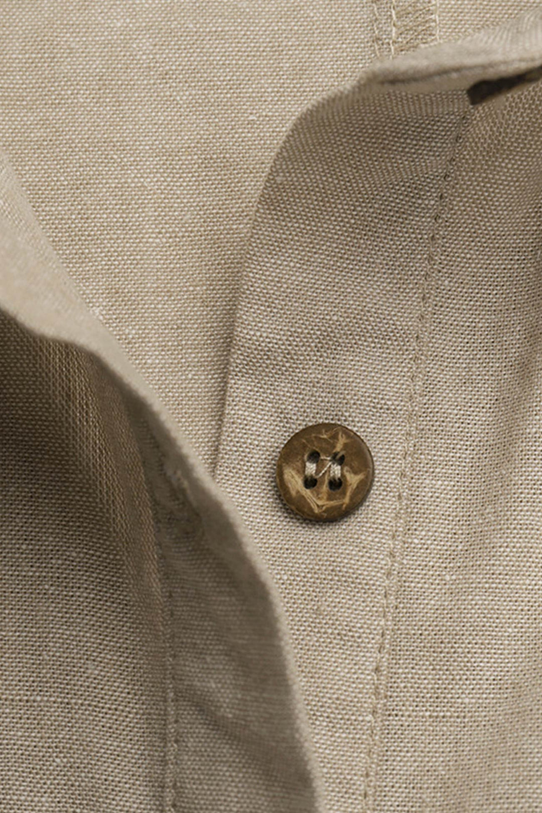 Echoarchiv | Knopf Unten Baumwoll Strandkleid