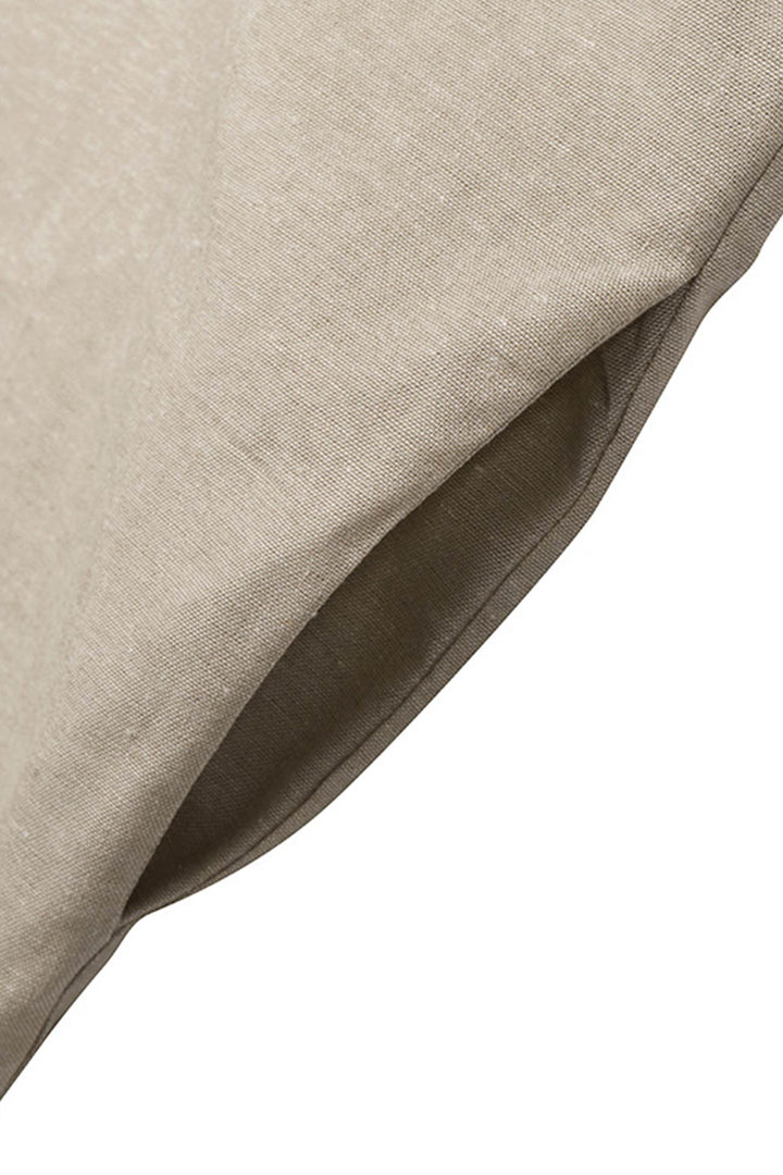 Echoarchiv | Knopf Unten Baumwoll Strandkleid