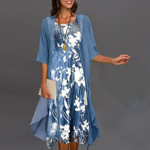 Damen Kleid - Sommer Elastisch
