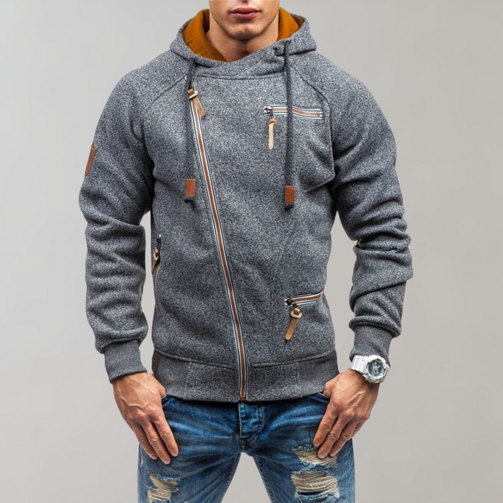 Casual Hoodie mit Reißverschluss – Auréline