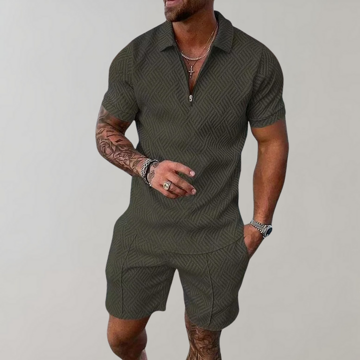 Echoarchiv | Polo- und Shorts-Set für Herren
