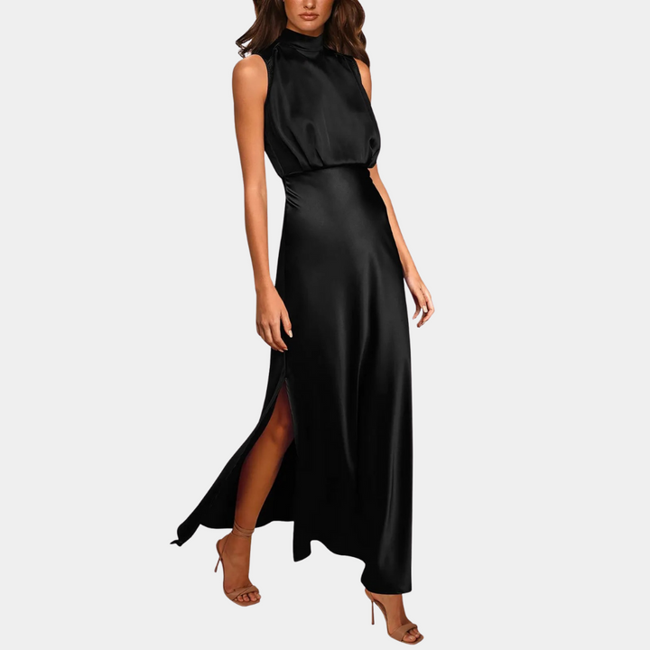 Echoarchiv | Elegantes Damenkleid Mit Schlitz