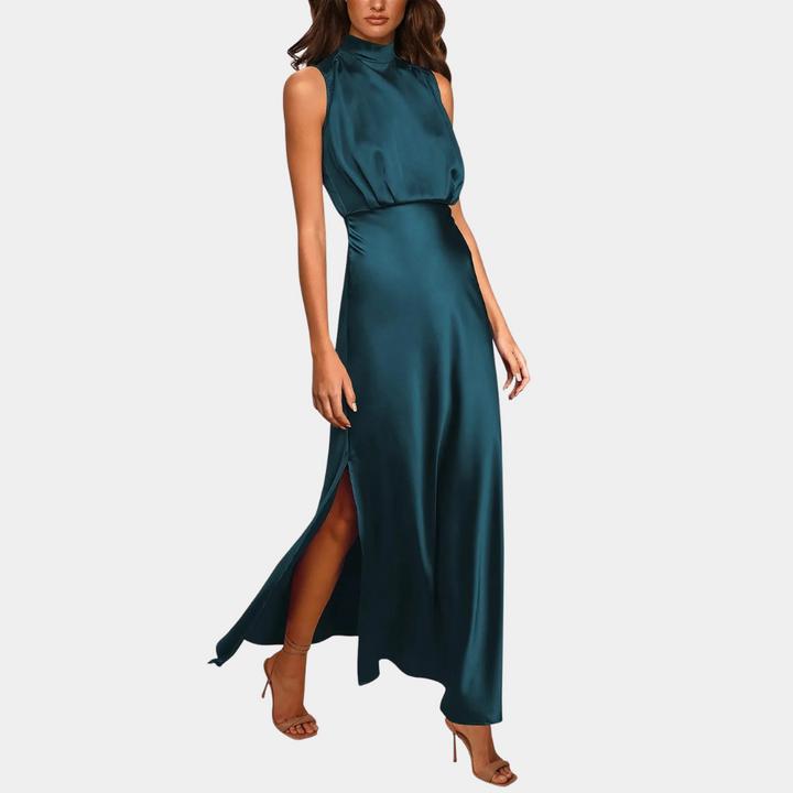 Echoarchiv | Elegantes Damenkleid Mit Schlitz