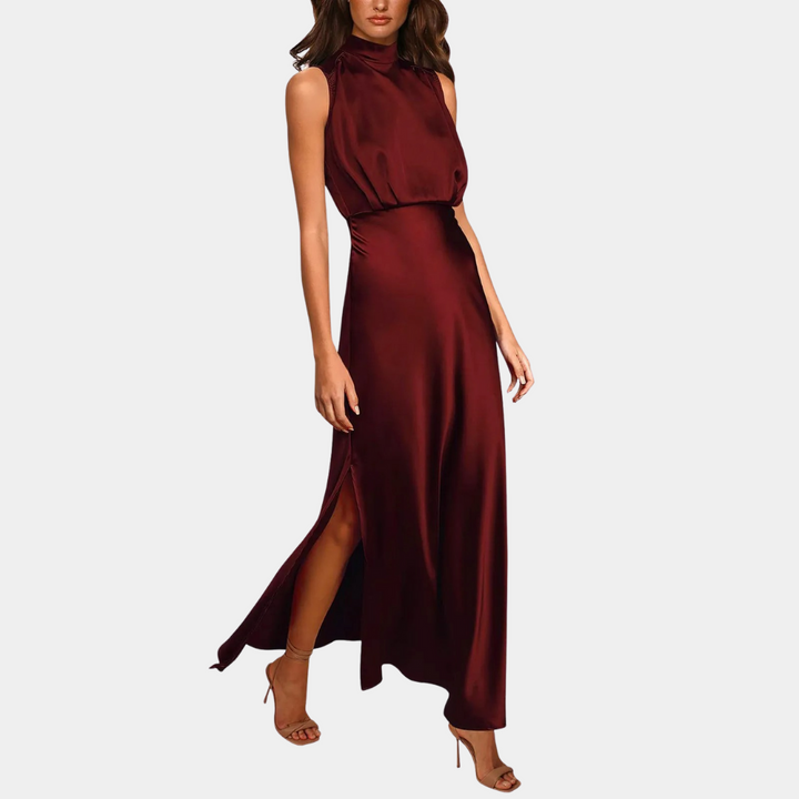 Echoarchiv | Elegantes Damenkleid Mit Schlitz