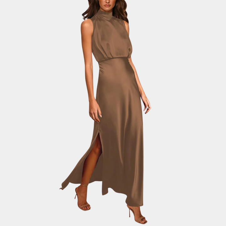 Echoarchiv | Elegantes Damenkleid Mit Schlitz