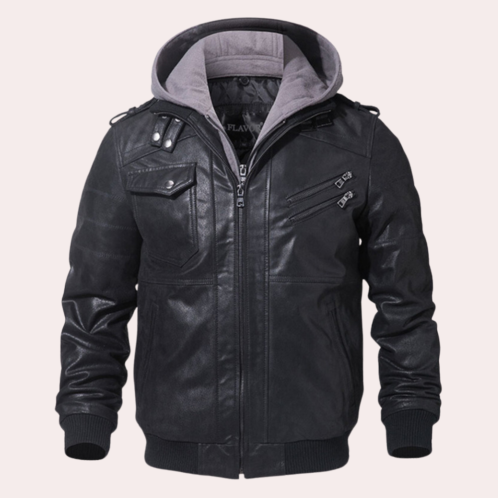 Echoarchiv | Stilvolle Herrenjacke mit Kapuze
