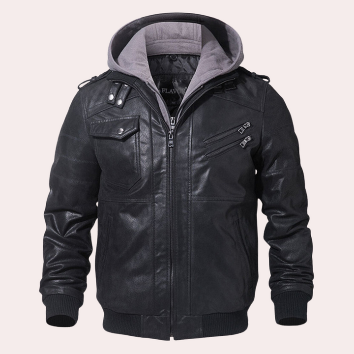 Echoarchiv | Stilvolle Herrenjacke mit Kapuze