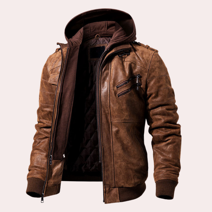 Echoarchiv | Stilvolle Herrenjacke mit Kapuze