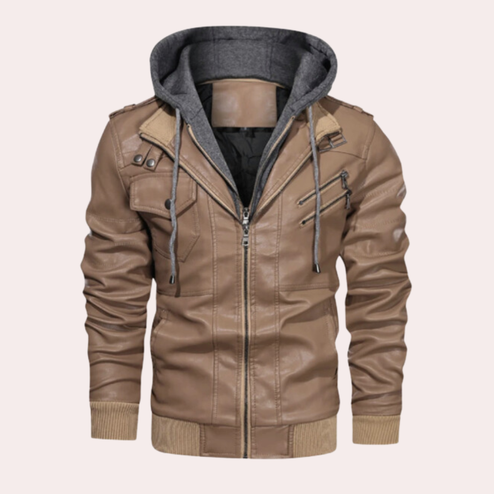 Echoarchiv | Stilvolle Herrenjacke mit Kapuze