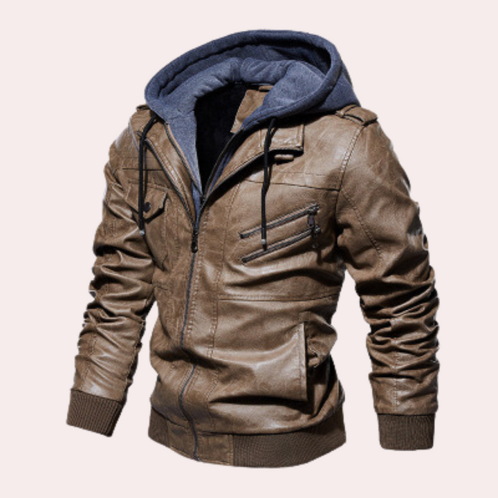 Echoarchiv | Stilvolle Herrenjacke mit Kapuze