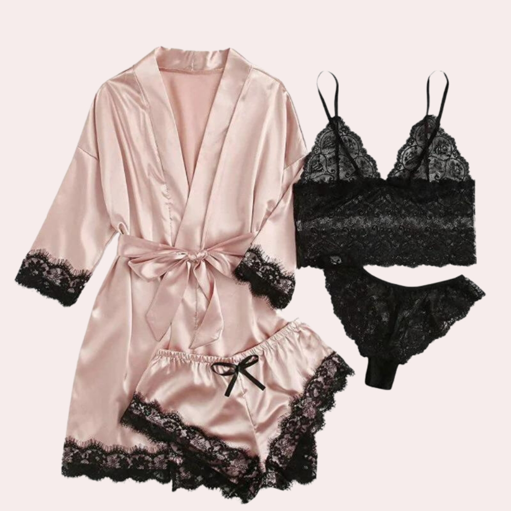 4-Teilige Lingerie-Kleid – Élanora