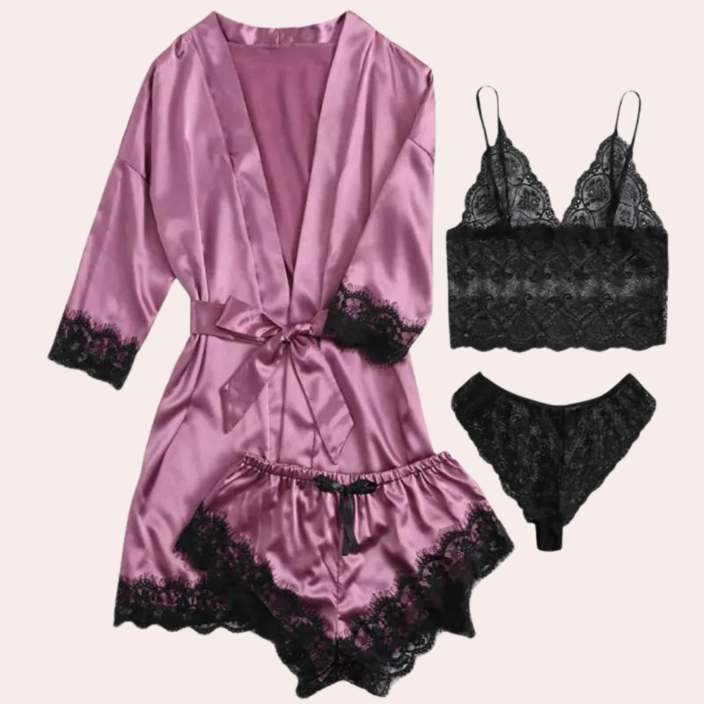 4-Teilige Lingerie-Kleid – Élanora