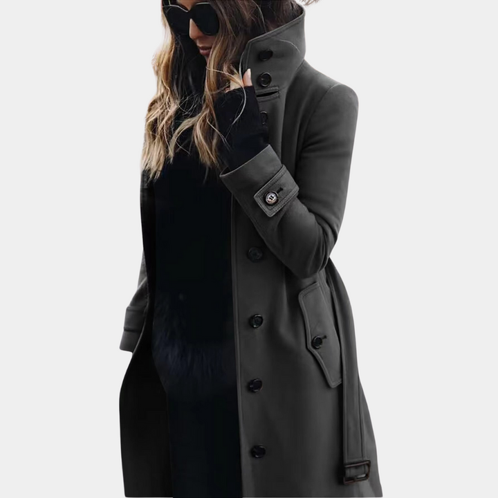 Echoarchiv - Stilvoller und warmer Trenchcoat für Frauen