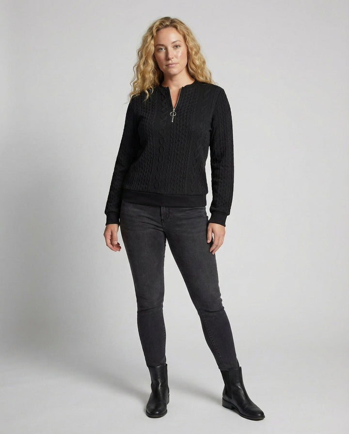 Echoarchiv | Weicher Casual-Pullover Mit Textur Für Damen