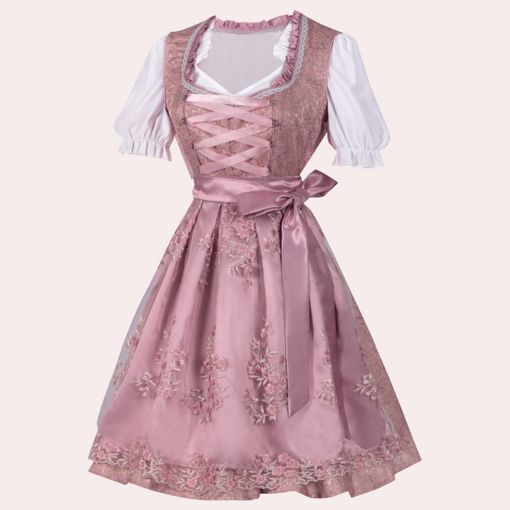 Echoarchiv | Damen Dirndl mit Feiner Blumenapplikation