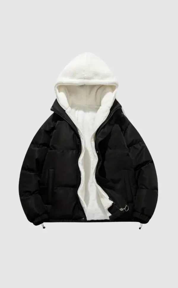 Echoarchiv | Warme Reißverschluss Winterjacke Komfort und Stil für Kalte Tage