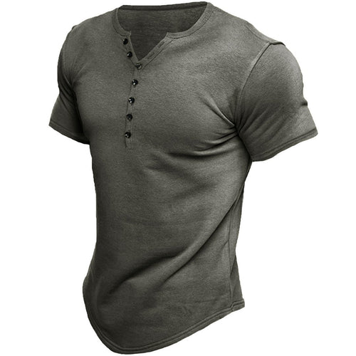 Echoarchiv | Kurzarm Henley Shirt