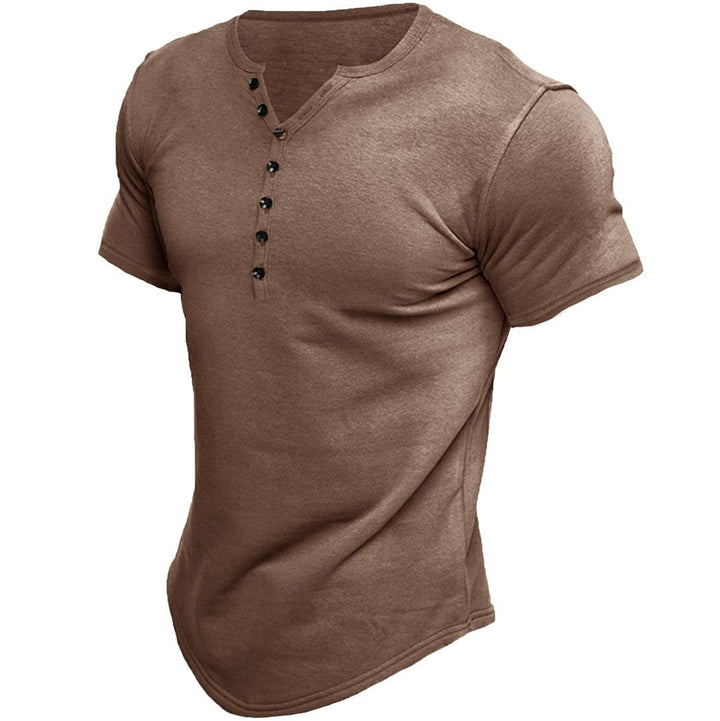 Echoarchiv | Kurzarm Henley Shirt