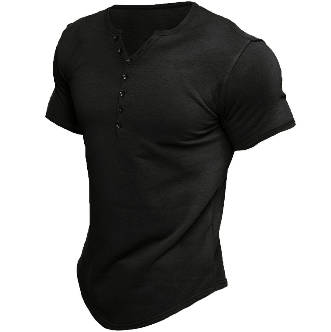 Echoarchiv | Kurzarm Henley Shirt