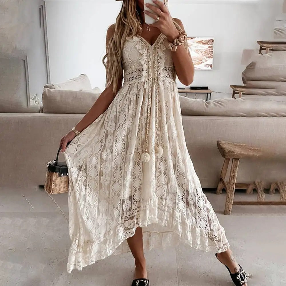 Echoarchiv | Elegantes Kleid Im Boho-Stil