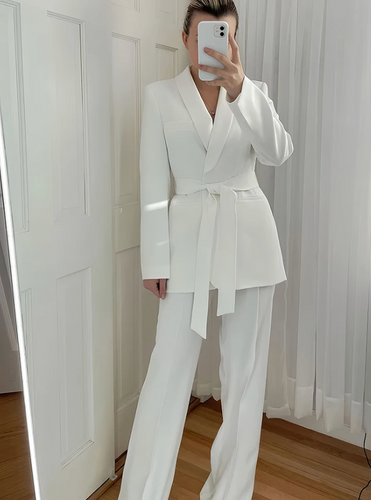 Echoarchiv | Stylisches Blazer Set für Frauen - Blazer Jacke+Hose