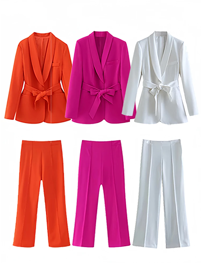 Echoarchiv | Stylisches Blazer Set für Frauen - Blazer Jacke+Hose