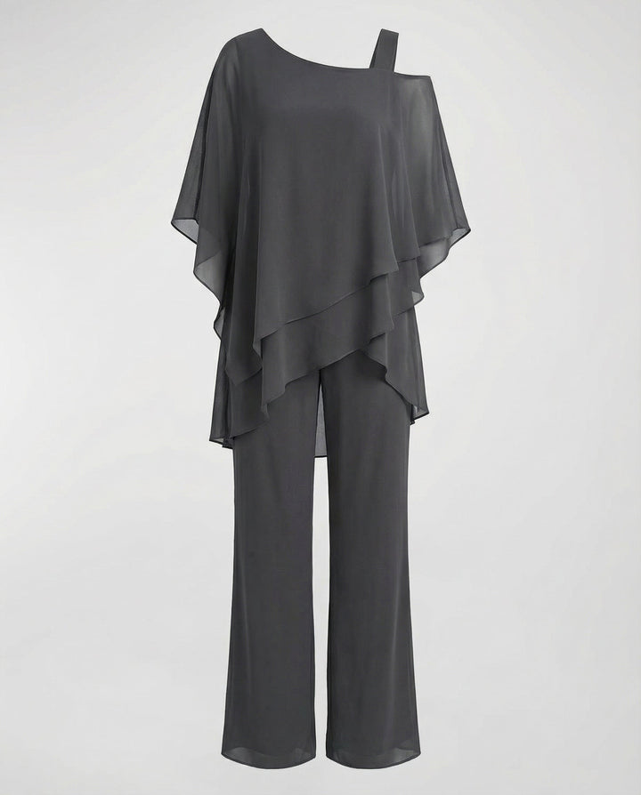 Elegantes Chiffon Abendset Damen | Echoarchiv