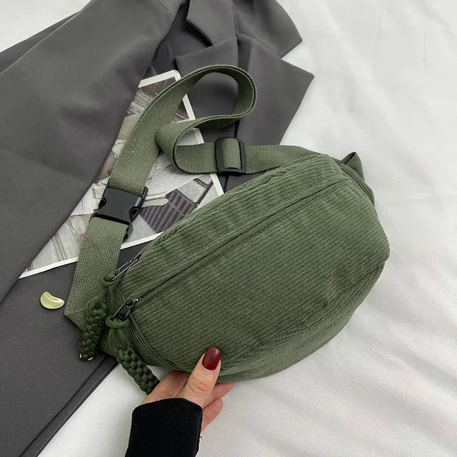 Lässige Cordtasche für Damen – Avelisse