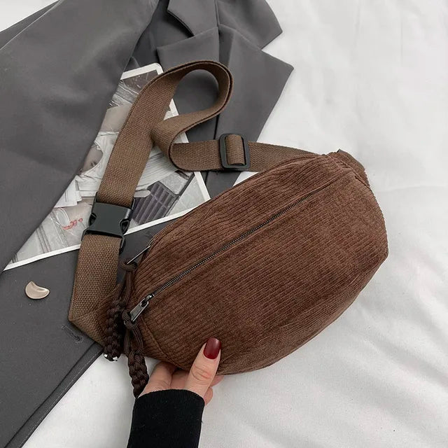 Lässige Cordtasche für Damen – Avelisse