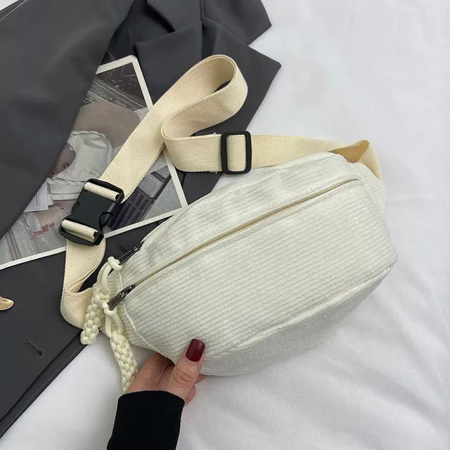 Lässige Cordtasche für Damen – Avelisse