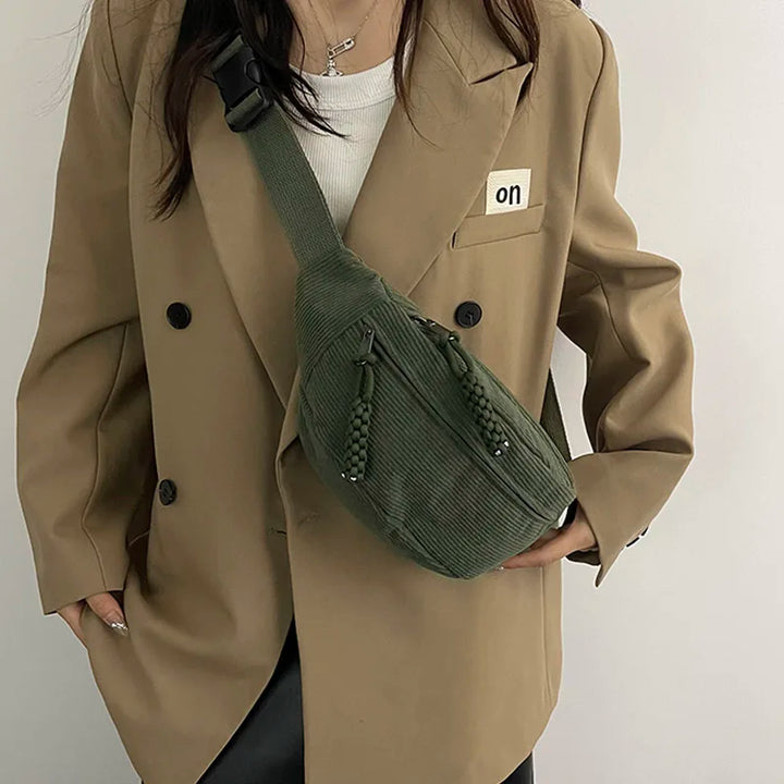 Lässige Cordtasche für Damen – Avelisse