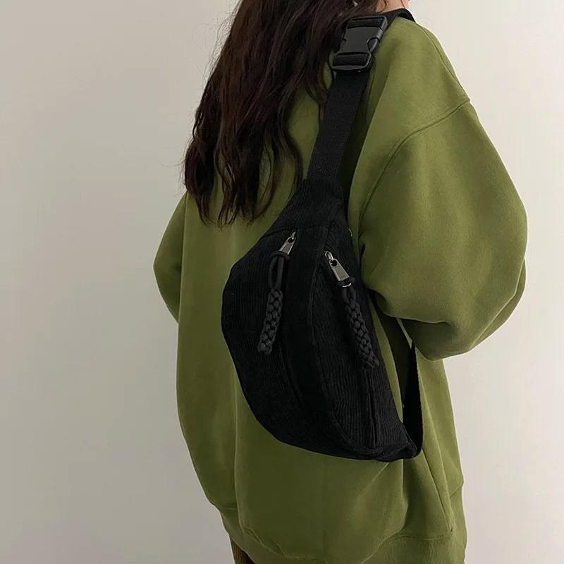 Lässige Cordtasche für Damen – Avelisse